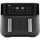 Braun Friteuza cu aer cald TwinCook 3 TD3030IBK, 2850W, 2x 4L, Negru