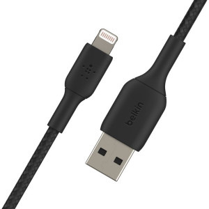 Belkin BoostCharge USB-A Male la Lightning Male, MFi, 2m, Black