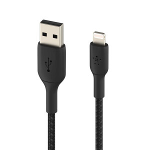 Belkin BoostCharge USB-A Male la Lightning Male, MFi, 2m, Black