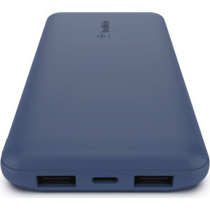 Belkin BoostCharge 10000 mAh, 2x USB, 1x USB-C, Blue
