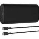 Baterie externa Belkin BoostCharge 20000 mAh, 2x USB, 1x USB-C, Black