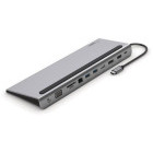 Belkin 11-in-1, USB-C Multiport adaptor, Silver