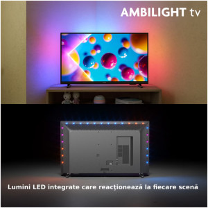 Philips Smart TV 32PFS6900/12 Seria PFS6900/12 80cm negru Full HD Ambilight pe 3 laturi