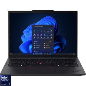 Lenovo 14'' ThinkPad T14 Gen 6, WUXGA IPS, Procesor Intel® Core™ Ultra 7 255U (12M Cache, up to 5.20 GHz), 32GB DDR5, 512GB SSD, Intel Graphics, Win 11 Pro, Black