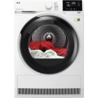 Uscator de rufe AEG TR8184E, Pompa de caldura, 8 kg, Clasa B, Inverter, AbsoluteCare, MixDry, PreciseDry, SensiDry, Iluminare interioara, Alb