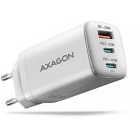 Incarcator retea AXAGON GaN ACU-DPQ65W, 1x USB, 1x USB-C, tehnologia QC4.0+ si PD3.0, White
