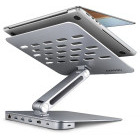 Stand/Cooler notebook AXAGON Stand de aluminiu cu HUB 7-in-1