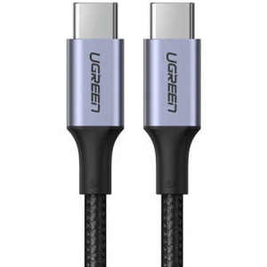 Cablu de date / adaptor Ugreen US316, USB-C Male la USB-C Male, 100 W, 3 m, Black