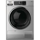 Uscator de rufe Whirlpool Profesional AWZ 8HPS/PRO, Pompa de caldura, 8 kg, Clasa A++, Fresh Care+, Soft Move, 6th Sense, 3Dry, Argintiu