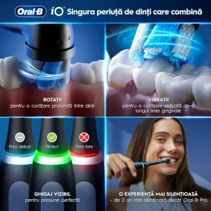 Oral-B Periuta de dinti electrica iO3 Negru + Trusa de calatorie
