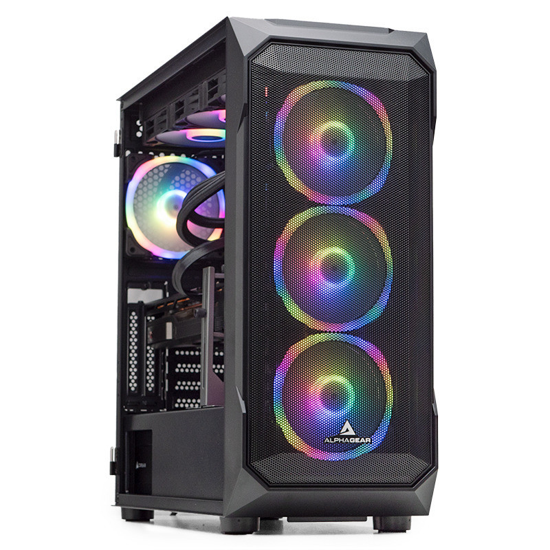 PC Gaming GREUCEANU Epic ProPlus, AMD Ryzen 9 7900X 4.7GHz, 32GB DDR5, 2TB SSD, RTX 4070 SUPER 12GB GDDR6X, Iluminare RGB, Windows 11 Home preinstalat (Game Ready)