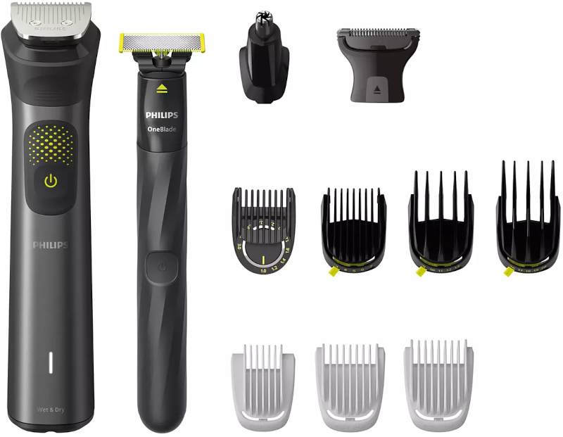 Aparat de tuns Philips Set OneBlade & MultiGroom Seria 9000 MG9530/15