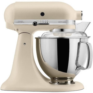 KitchenAid Mixer cu bol Artisan 5KSM175PSEFL, 300 W, Fresh Linen, 4.8L, Bej