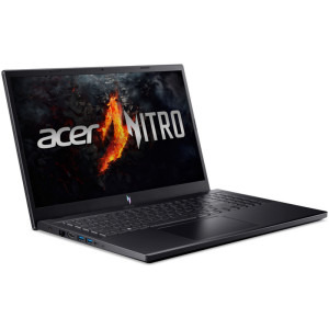 Acer Gaming 15.6'' Nitro V 15 ANV15-41, FHD IPS 165Hz, Procesor AMD Ryzen™ 7 7735HS (16M Cache, up to 4.75 GHz), 16GB DDR5, 1TB SSD, GeForce RTX 4050 6GB, No OS, Obsidian Black