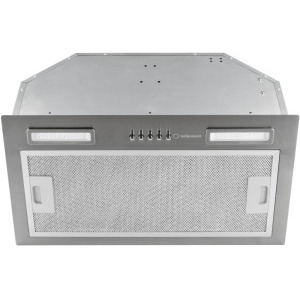 Turbionaire integrata TLN50S, Capacitate de absorbtie 430 m3/h, Clasa C, 3 viteze, 1 motor, 50 cm, Inox