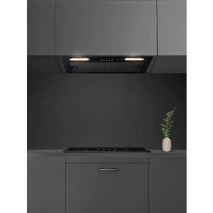 Turbionaire integrata TLN50B, Capacitate de absorbtie 430 m3/h, Iluminare LED, 3 viteze, 50 cm, Negru