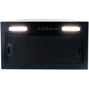 Turbionaire integrata TLN50B, Capacitate de absorbtie 430 m3/h, Iluminare LED, 3 viteze, 50 cm, Negru