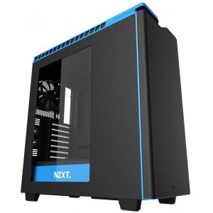 NZXT H440 Matte black-blue
