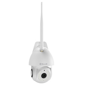 Tellur WiFi Smart, 3MP, UltraHD, Autotracking, PTZ, Alb