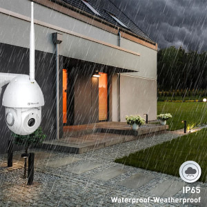 Tellur WiFi Smart, 3MP, UltraHD, Autotracking, PTZ, Alb