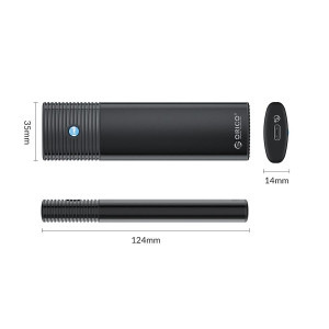 Orico PWDM2-G2 USB tip C negru