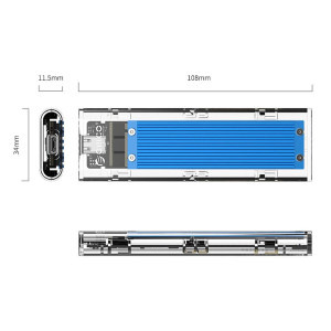 Orico TCM2F-C3 USB 3.0 albastru
