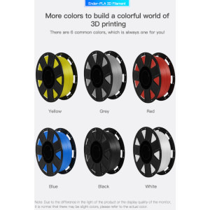 CREALITY Filament Ender-PLA, Black, 1 kg