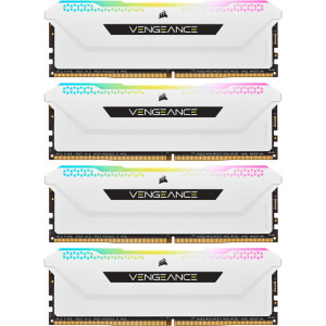 Memorie Corsair Vengeance RGB PRO SL White 32GB DDR4 3200MHz CL16 Quad Channel Kit