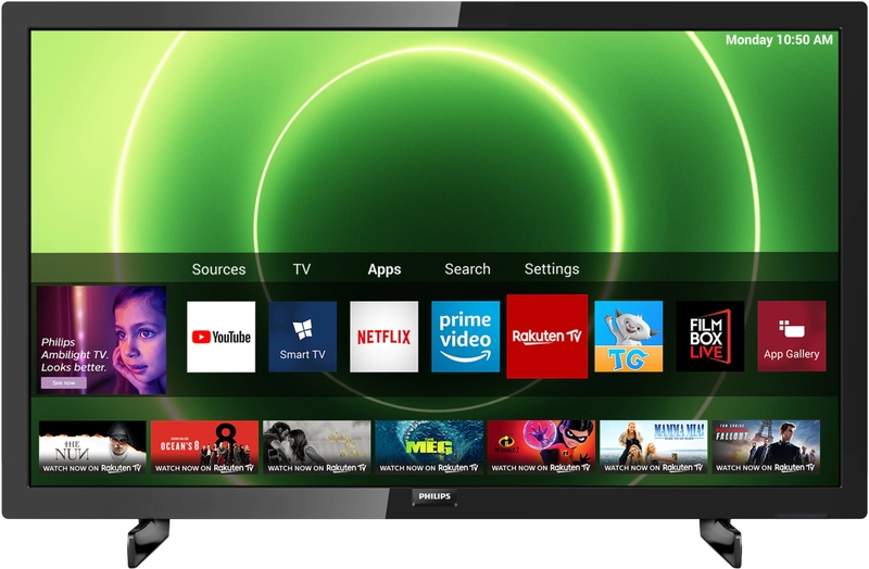Televizor LED Philips Smart TV 24PFS6805/12 Seria PFS6805/12 60cm negru Full HD