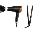 Placa pentru indreptat parul Remington D3012GP + Uscator de par
