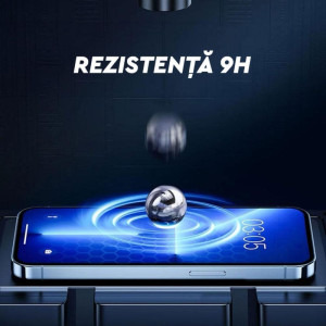 Lemontti Sticla Full Fit pentru Galaxy S25 Plus Black