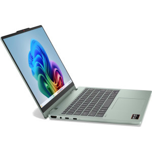 Lenovo 14'' IdeaPad 5 2-in-1 14AGP11, WUXGA OLED Touch, Procesor AMD Ryzen™ AI 7 445 (8M Cache, up to 4.60 GHz), 16GB DDR5, 1TB SSD, AMD Radeon 840M, No OS, Breeze Moss