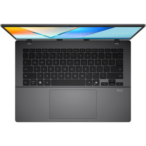 ASUS 14'' Vivobook S14 M3407KA, WUXGA OLED, Procesor AMD Ryzen™ AI 5 330 (8M Cache, up to 4.50 GHz), 16GB DDR5, 512GB SSD, AMD Radeon 820M, No OS, Matte Gray