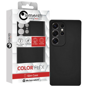 Lemontti Capac protectie spate Silicon Soft Slim Black pentru Galaxy S25 Ultra