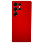 Lemontti Capac protectie spate Silicon Silky Red pentru Galaxy S25 Ultra