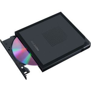ASUS ZenDrive V1M DVD writer extern 8X, suport M-DISC, Nero BackItUp, E-Green, Negru