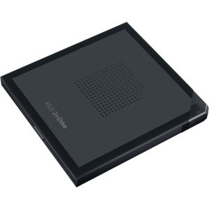 ASUS ZenDrive V1M DVD writer extern 8X, suport M-DISC, Nero BackItUp, E-Green, Negru