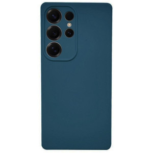 Lemontti Capac protectie spate Silicon Soft Slim Blue pentru Galaxy S25 Ultra