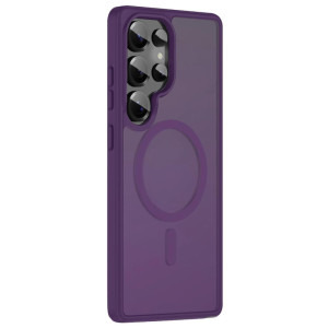 Lemontti Capac protectie spate EliteGuard Magnetic Purple pentru Galaxy S25 Ultra