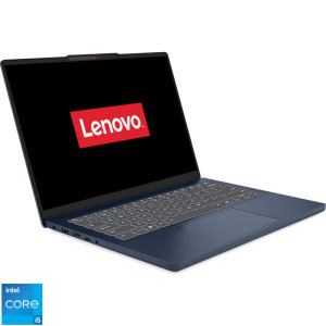 Laptop Lenovo 14 IdeaPad Slim 3 14IRH10, WUXGA OLED, Procesor Intel® Core™ i5-13420H (12M Cache, up to 4.60 GHz), 16GB DDR5, 1TB SSD, Intel UHD, No OS, Cosmic Blue