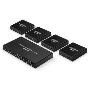 LINDY Splitter HDMI 4K60, 1x HDMI Female - 4x HDMI Female