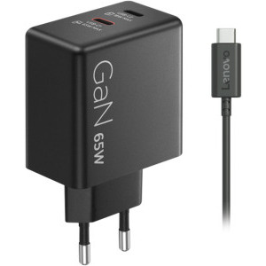 Lenovo GaN Dual USB-C 65W Black