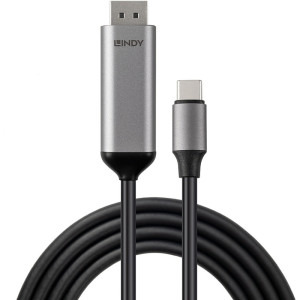 LINDY USB-C Male - DisplayPort Male, 1m, negru