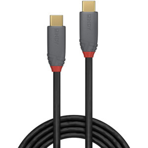 LINDY USB Male la USB-C Male, 3m, Black