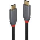 Cablu de date / adaptor LINDY USB Male la USB-C Male, 3m, Black