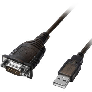 LINDY 1x USB Male - 1x RS232 Male, 1.5m, negru
