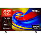 Televizor LED TCL Smart TV QLED 65P7L Seria P7L 164cm negru 4K UHD HDR