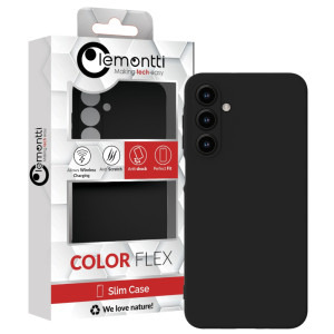Lemontti Capac protectie spate Silicon Soft Slim Black pentru Galaxy A16 5G