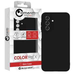Lemontti Capac protectie spate Silicon Soft Slim Black pentru Galaxy A17