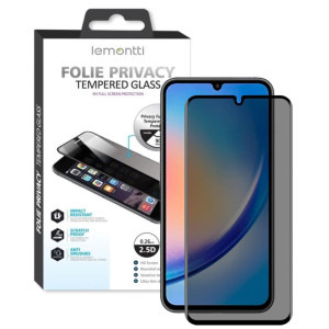 Lemontti Sticla Privacy Full Fit Black pentru Galaxy A34 5G